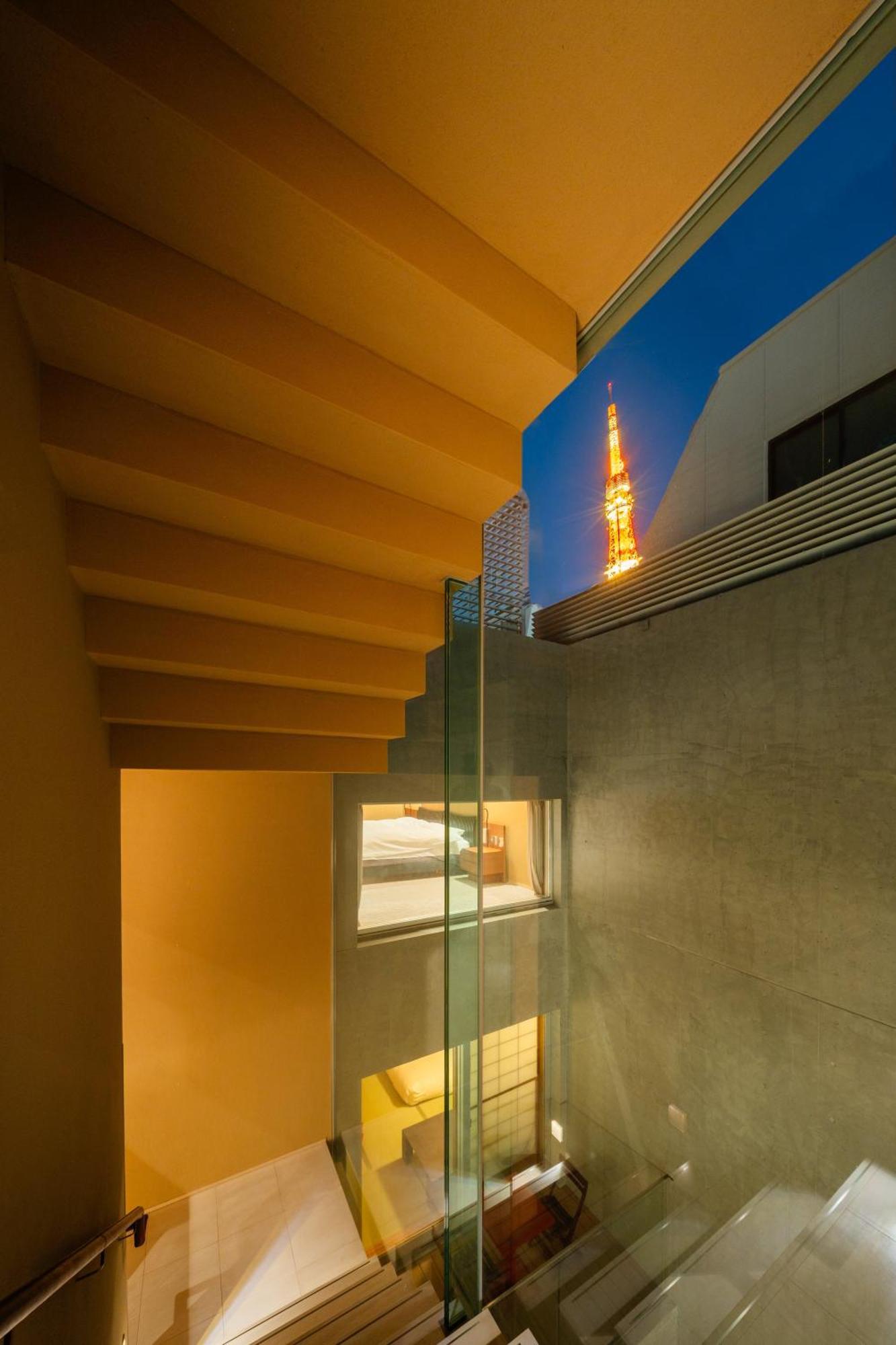 Azabu Modern House The Tokyo Tower Can Be Seen From The Villa 500M2 Bagian luar foto